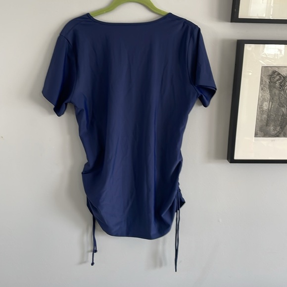 Ella Mae by Modli modest swimwear collection Short Sleeve Swim shirt. Xl. Navy. - Picture 2 of 7